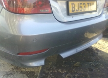 Bara spate BMW 530