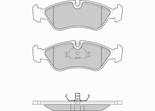 Placute frana Ford Galaxy